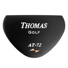 Load image into Gallery viewer, sole view of the left handed Thomas Golf AT72 Mallet Putter