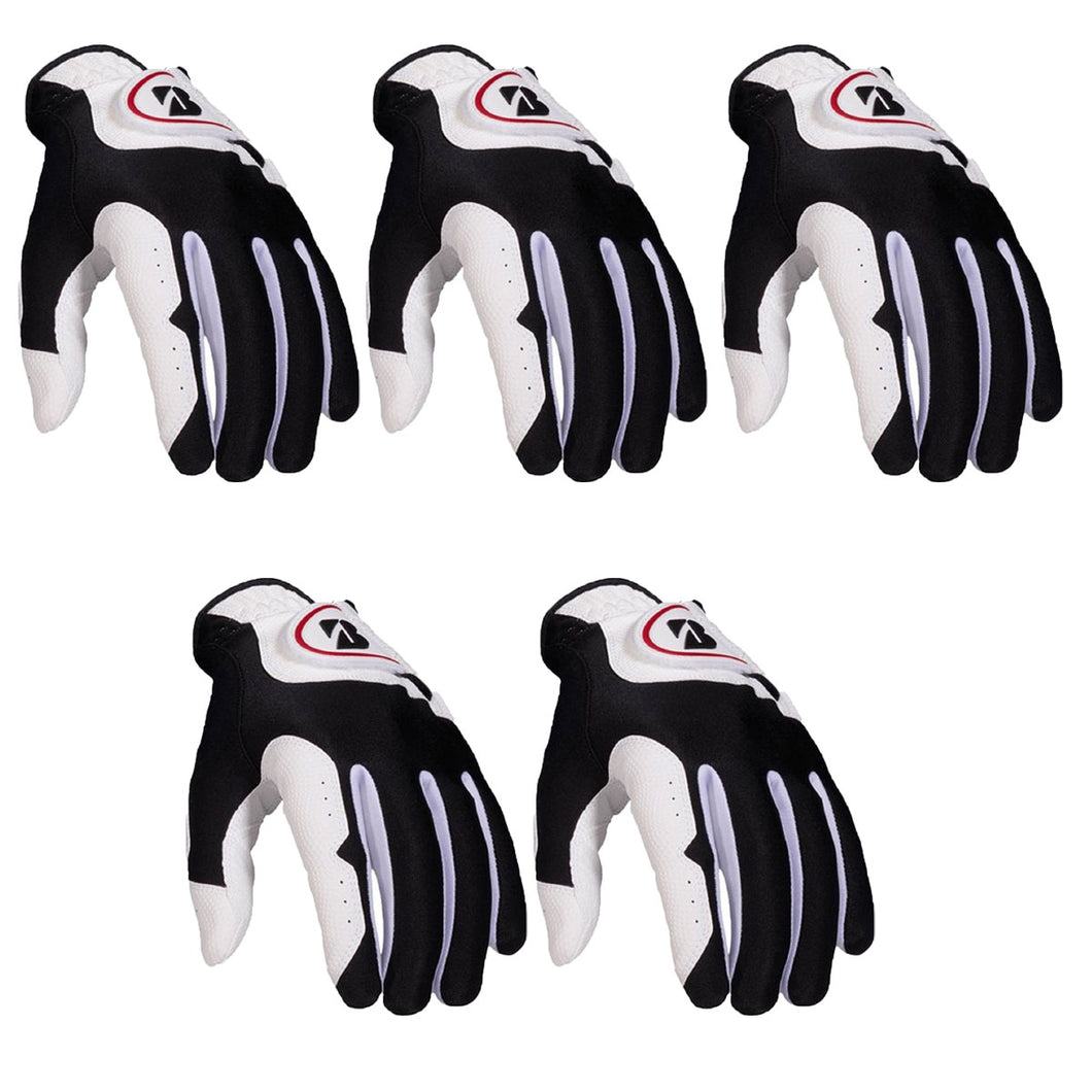 Bridgestone Fit Synthetic Men's Leather Golf Glove (5 Pack)