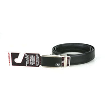 Load image into Gallery viewer, black Tour Gear Ratchet Belt with Matte Black/Silver Buckle 
